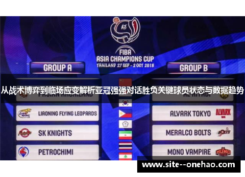 从战术博弈到临场应变解析亚冠强强对话胜负关键球员状态与数据趋势