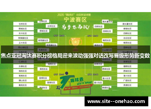 焦点亚冠淘汰赛积分榜格局迎来波动强强对话改写晋级形势新变数